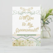 Werden Sie meine großmütige Einladung sein? (Stehend Vorderseite)