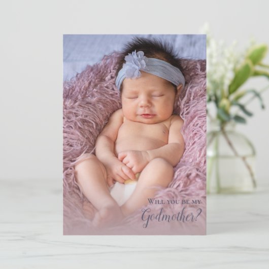 Werden Sie meine Großmutter zum vollen Foto einlad Einladung (Stehend Vorderseite)