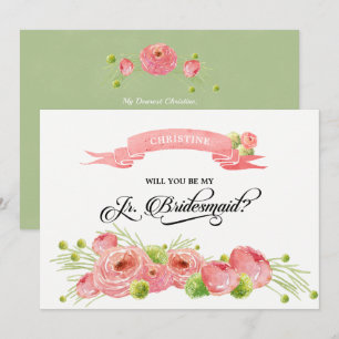 Werden Sie meine Junior Bridesmaid sein?Benutzerde Einladung