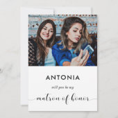 Werden Sie meine Kundenkarte sein? Einladung (Vorderseite)