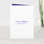 Werden Sie meine Lila Winterhochzeit in Bridesmaid Einladung (Rückseite)