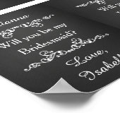 Werden Sie meine maßgeschneiderten Weinetiketten s Poster (Ecke)