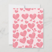 Werden Sie meine niedliche Valentinerkarte sein? Mitteilungskarte (Rückseite)