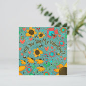 Werden Sie meine Niedlichen Valentinskinder sein? (Stehend Vorderseite)