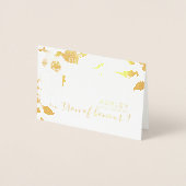 Werden Sie meine Personalisierte Ehrenleiterin sei Folienkarte (Vorderseite)