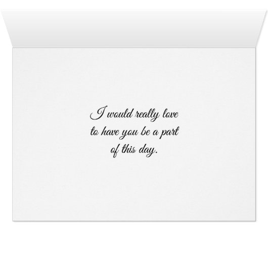 Werden Sie meine Personalisierte Trauzeugin sein? (Innenansicht Horizontal (Unten))