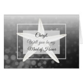 Werden Sie meine Personalisierte Trauzeugin sein? (Vorderseite (Horizontal))