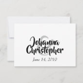 Werden Sie meine Ringträgerkarte sein? RSVP Karte (Rückseite)