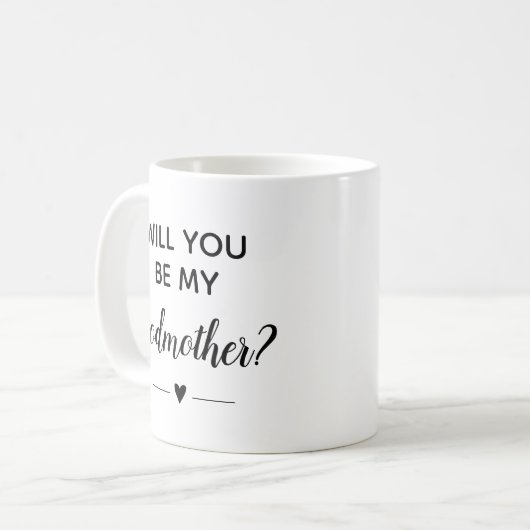 Werden Sie meine Taufe sein? Kaffeetasse (Vorderseite Links)