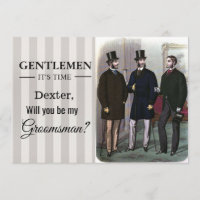 Werden Sie meine Trauzeuge Request Card sein?