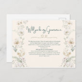 Werden Sie meine Trauzeugen sein - Vorschlag Postkarte (Vorne/Hinten)