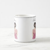 Werden Sie meine Trauzeugin Aquarell sein? Kaffeetasse (Mittel)