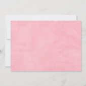 Werden Sie meine Trauzeugin Aquarellpinke Karte se (Rückseite)