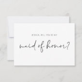 Werden Sie meine Trauzeugin? Einladung (Vorderseite)