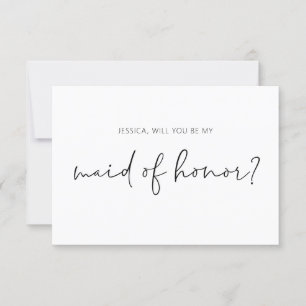 Werden Sie meine Trauzeugin? Einladung