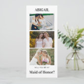 Werden Sie meine Trauzeugin? Einladung (Stehend Vorderseite)