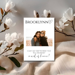 Werden Sie meine Trauzeugin? Einladung