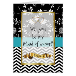 Werden Sie meine Trauzeugin-Karte sein?