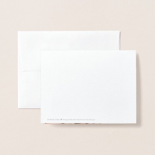 Werden Sie meine Trauzeugin kursiv Personalisiert  Folienkarte (Rückseite mit Umschlag)