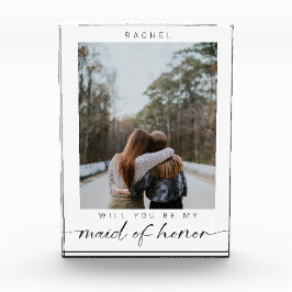 Werden Sie meine Trauzeugin Minimalistisch Foto Ch