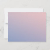 Werden Sie meine Trauzeugin Ombre Fairytale Einladung (Rückseite)