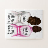 Werden Sie meine Trauzeugin Puzzle Wedding (Horizontal)