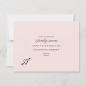 WERDEN SIE MEINE TRAUZEUGIN sein? Einladung (Rückseite)