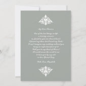 Werden Sie meine Trauzeugin sein? Einladungskarten (Rückseite)