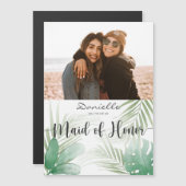 Werden Sie meine Trauzeugin sein Hochzeitsvorschla Magneteinladung (Vorne/Hinten)