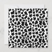 Werden Sie meine Trauzeugin sein? Mädchen in Denim Einladung (Rückseite)