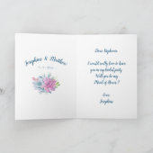 Werden Sie meine Trauzeugin sein - Sukkulturen Einladung (Innenseite)