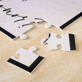 Werden Sie meine Trauzeugin sein? Trendy Script-Fo Puzzle (Seite)