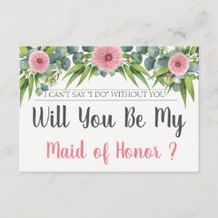 Werden Sie meine Trauzeugin sein  Vorschlag Einladung