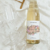 Werden Sie meine Trauzeugin sein? Weinetikett