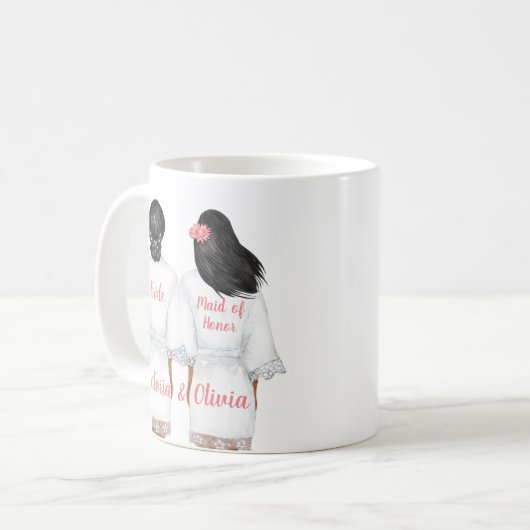 Werden Sie meine Trauzeugin Tasse (Vorderseite Links)