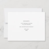 Werden Sie meine Trauzeugin zwei Fotokarten sein? Dankeskarte (Rückseite)