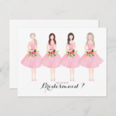 Werden Sie meine überlieferte Zollkarte sein? Einladung (Vorne/Hinten)