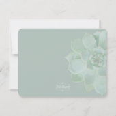 Werden Sie meine überwältigende Hochzeit sein? Einladung (Rückseite)