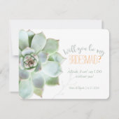 Werden Sie meine überwältigende Hochzeit sein? Einladung (Vorderseite)