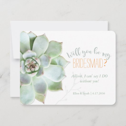 Werden Sie meine überwältigende Hochzeit sein? Einladung (Vorderseite)