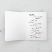 Werden Sie meine Valentine-einzigartige Puzzle-Lie Karte (Innenseite)