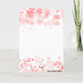 Werden Sie meine Valentine-Grußkarte sein? Karte (Rückseite)