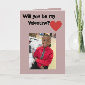 Werden Sie meine Valentinkarte sein? Dankeskarte