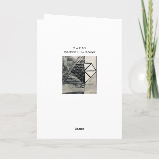 WERDEN Sie mich heiraten? Karte (Rückseite)