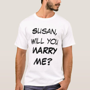 Werden Sie mich heiraten? T-Shirt