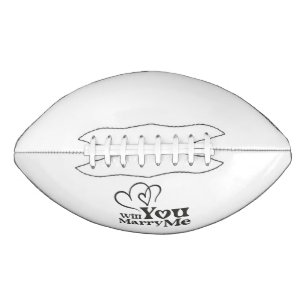 Werden Sie mich heiraten - Vorschlag zur Sonnenhoc Football