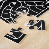 Werden Sie mich mit gotischem Skelett am Holding R Puzzle (Seite)