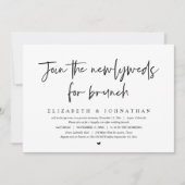 Werden Sie Mitglied bei der Hochzeitsfeier Einladung (Vorderseite)