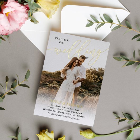 Werden Sie Mitglied in unserem Gold Foto QR Code Folieneinladung