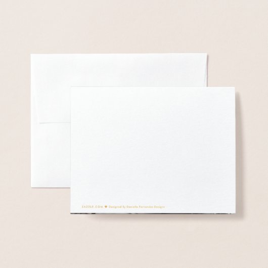 Werden Sie Personalisiert mein Blumenmädchen sein? Folienkarte (Rückseite mit Umschlag)